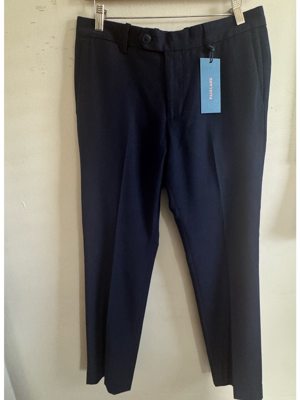 Fairlane by stitchFix men’s refined wool blend slim fit chino new with tag 30/30